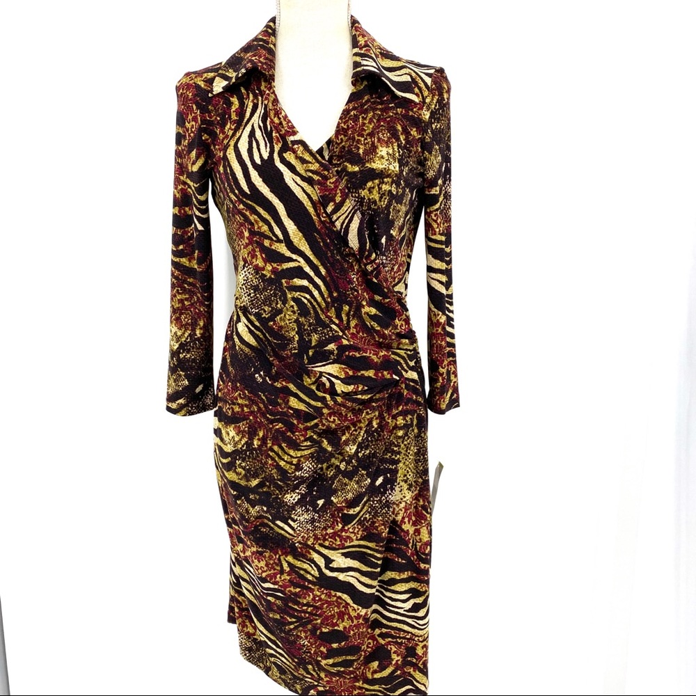 Jones New York Multicolored wrap dress NWT 🎁🎁